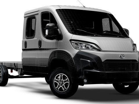Toyota ProAce Max Telaio DoppiaCab L3 2026 Modello 3D