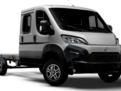 Toyota ProAce Max Chassis DoubleCab L3 2026 3D Model