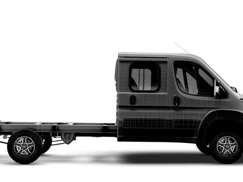 Toyota ProAce Max Chassis DoubleCab L3 2026 3D Model