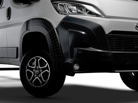 Toyota ProAce Max Telaio DoppiaCab L3 2026 Modello 3D