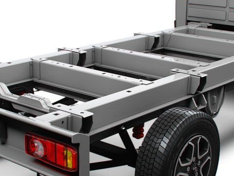 トヨタ プロエース マックス シャーシ シングルキャブ L3 2026 3Dモデル