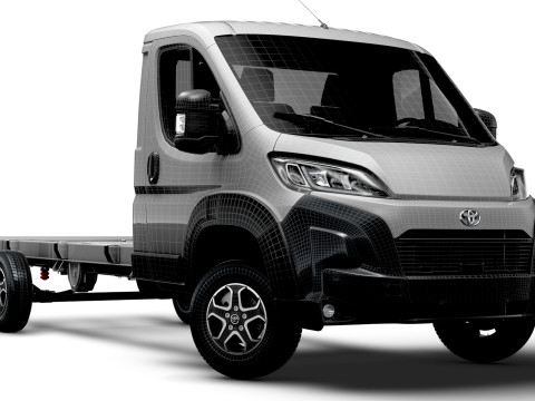 トヨタ プロエース マックス シャーシ シングルキャブ L3 2026 3Dモデル