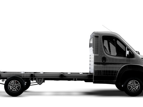 トヨタ プロエース マックス シャーシ シングルキャブ L3 2026 3Dモデル