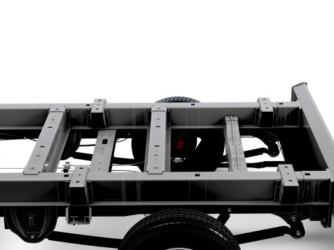 トヨタ プロエース マックス シャーシ シングルキャブ L3 2026 3Dモデル