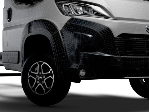 トヨタ プロエース マックス シャーシ シングルキャブ L3 2026 3Dモデル