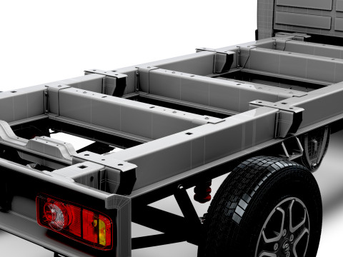 トヨタ プロエース マックス シャーシ シングルキャブ L3 2026 3Dモデル