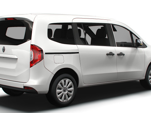 Renault Kangoo E Tech Tourneo LWB 2026 Model 3D