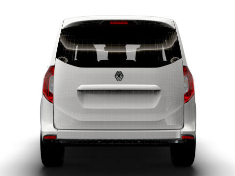 Renault Kangoo E Tech Tourneo LWB 2026 Model 3D