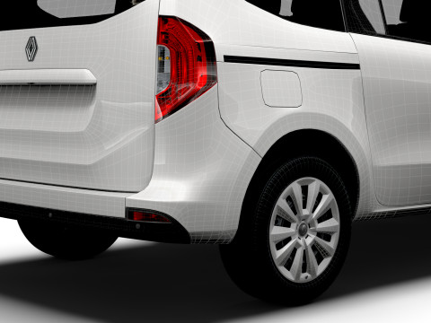 Renault Kangoo E Tech Tourneo LWB 2026 Model 3D