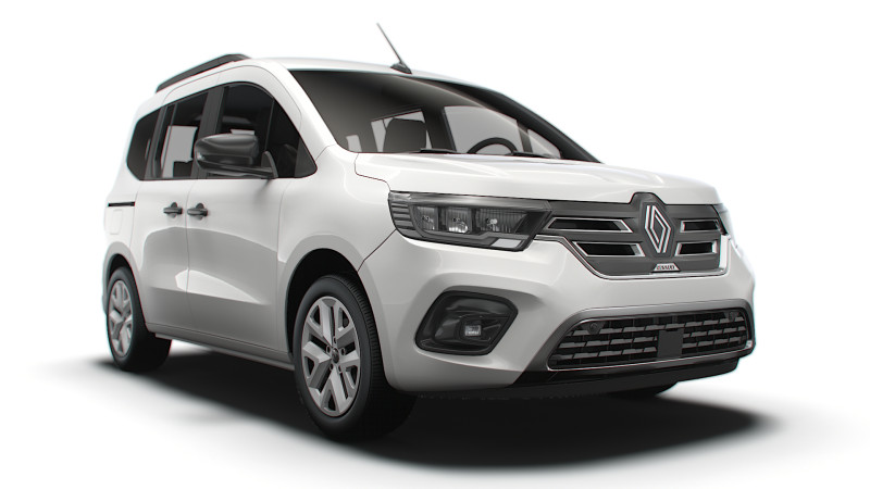 雷诺 Kangoo EV 2026 3D 模型 .c4d .max .obj .3ds .fbx .stl .blend 