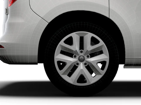 Renault Kangoo EV Van 2026 3D Model
