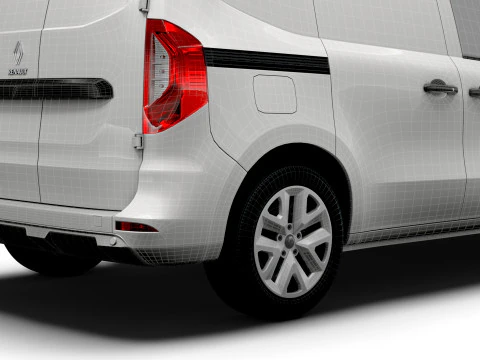 Renault Kangoo EV Van 2026 3D Model