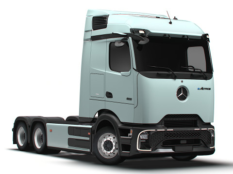 Mercedes Benz eActros Pro600 6x2 Şasi 2026 3D Model