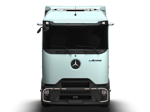 Sasis Mercedes Benz eActros Pro600 6x2 2026 Model 3D