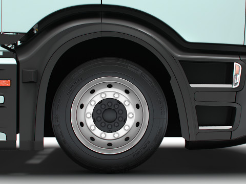 Sasis Mercedes Benz eActros Pro600 6x2 2026 Model 3D