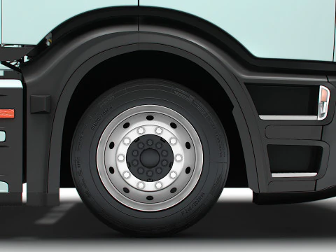 Mercedes Benz eActros Pro600 6x2 Chassis 2026 3D Model