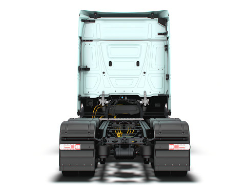 Sasis Mercedes Benz eActros Pro600 6x2 2026 Model 3D