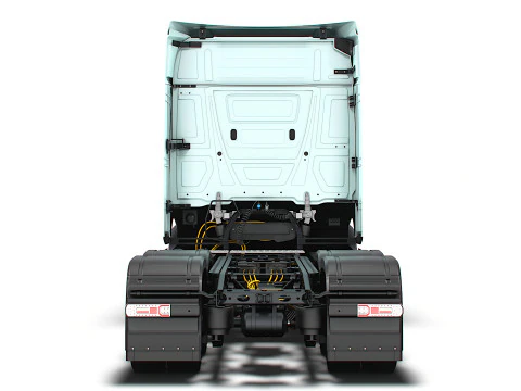 Mercedes Benz eActros Pro600 6x2 Chassis 2026 3D Model