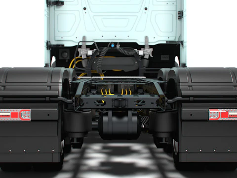 Mercedes Benz eActros Pro600 6x2 Chassis 2026 3D Model