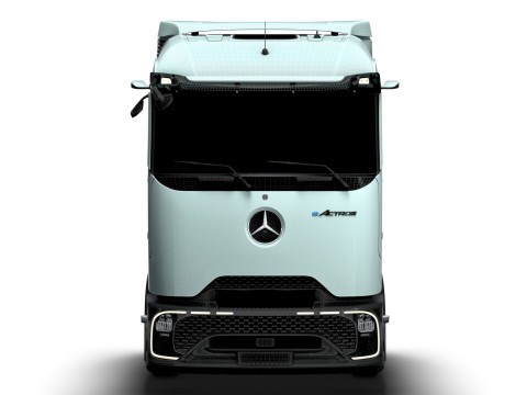 Sasis Mercedes Benz eActros Pro600 6x2 2026 Model 3D