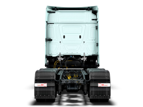 Sasis Mercedes Benz eActros Pro600 6x2 2026 Model 3D