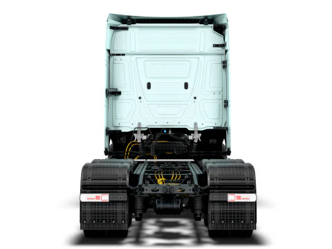 Mercedes Benz eActros Pro600 6x2 Chassis 2026 3D Model