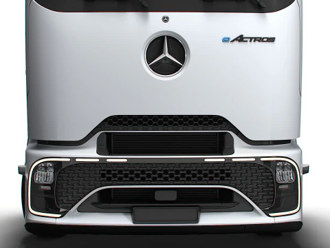 Mercedes Benz eActros Pro600 4x2 Tractor 2026 3D Model