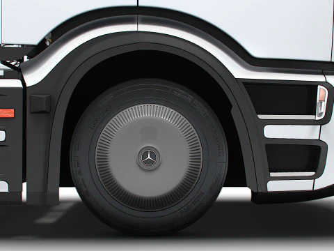 Mercedes Benz eActros Pro600 4x2 Tractor 2026 3D Model