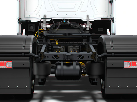 Trator Mercedes Benz eActros Pro600 4x2 2026 Modelo 3D