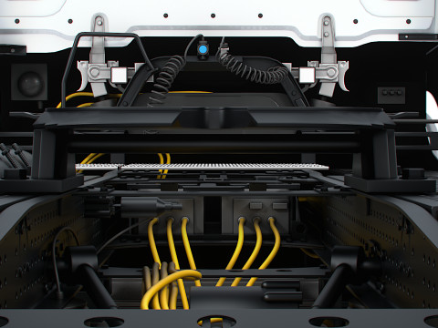 Trator Mercedes Benz eActros Pro600 4x2 2026 Modelo 3D