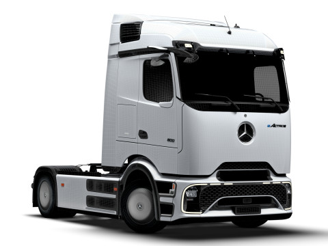 Trator Mercedes Benz eActros Pro600 4x2 2026 Modelo 3D