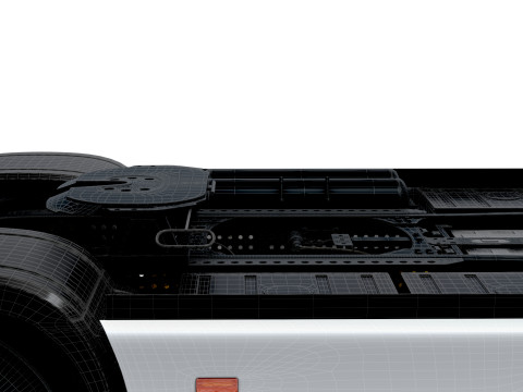 Trator Mercedes Benz eActros Pro600 4x2 2026 Modelo 3D