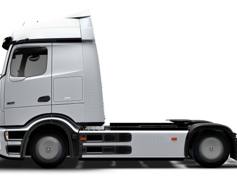 Trator Mercedes Benz eActros Pro600 4x2 2026 Modelo 3D