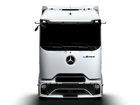 Trator Mercedes Benz eActros Pro600 4x2 2026 Modelo 3D