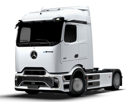 Trator Mercedes Benz eActros Pro600 4x2 2026 Modelo 3D