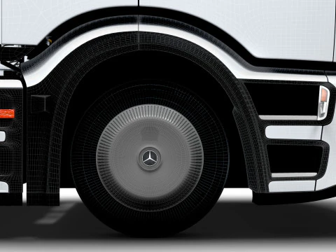 Mercedes Benz eActros Pro600 4x2 Tractor 2026 3D Model