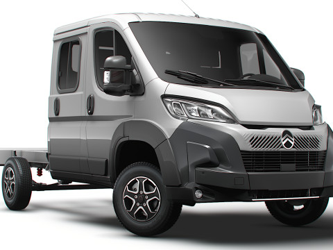 Citroen Jumper Chassis DoubleCab L2 2026 3D Modell