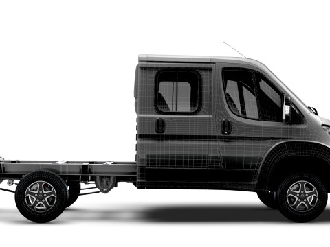 Citroen Jumper Шасси DoubleCab L2 2026 3D Модель