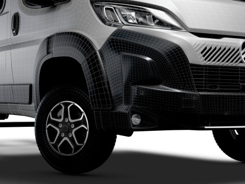 Citroen Jumper Шасси DoubleCab L2 2026 3D Модель