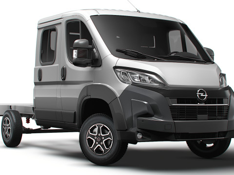 Opel Movano Fahrgestell DoubleCab L2 2026 3D Modell