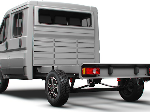 Opel Movano 섀시 DoubleCab L2 2026 3D 모델