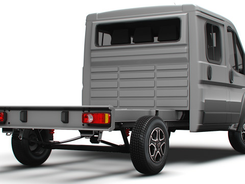 Opel Movano 섀시 DoubleCab L2 2026 3D 모델