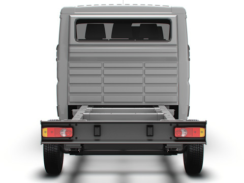 Opel Movano 섀시 DoubleCab L2 2026 3D 모델