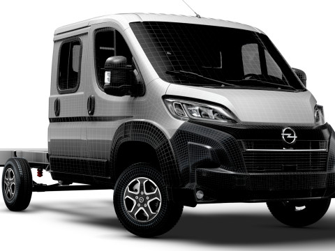 Opel Movano 섀시 DoubleCab L2 2026 3D 모델