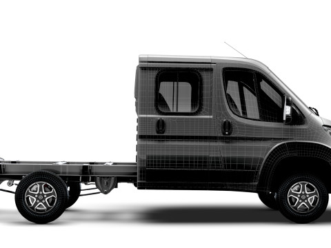 Opel Movano 섀시 DoubleCab L2 2026 3D 모델