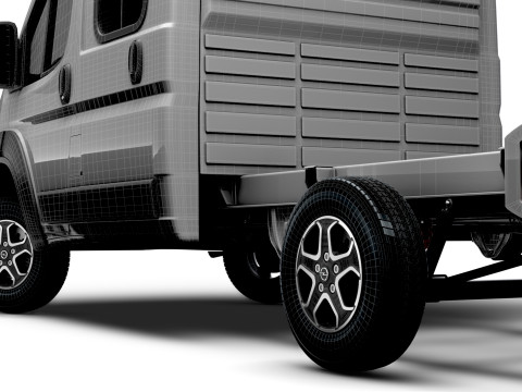 Opel Movano 섀시 DoubleCab L2 2026 3D 모델