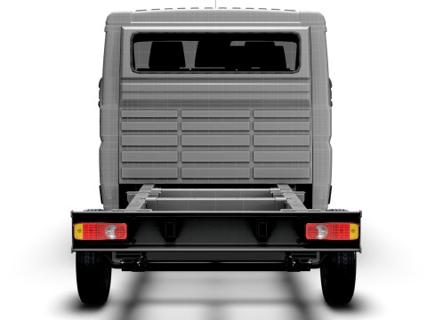 Opel Movano 섀시 DoubleCab L2 2026 3D 모델