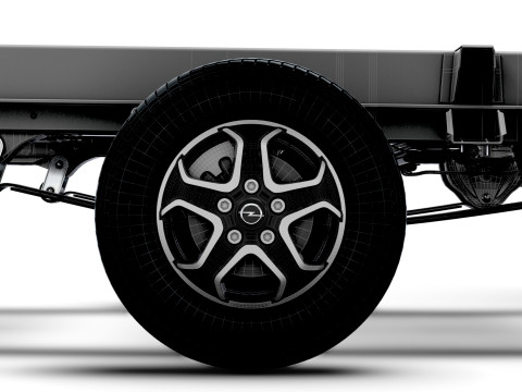 Opel Movano 섀시 DoubleCab L2 2026 3D 모델