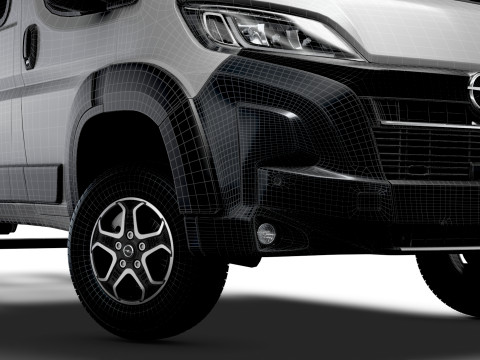 Opel Movano 섀시 DoubleCab L2 2026 3D 모델