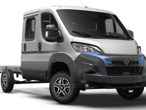 Peugeot Boxer Chassis DoubleCab L2 2026 3D Modell